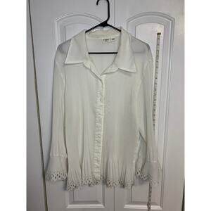 Cato vintage Accordion Blouse